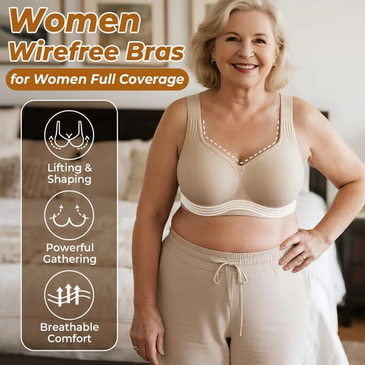 🏆HOT SALE 49% OFF -Super firming bra | Women Wirefree Bras 👍No more sagging breasts