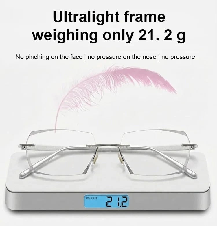 🔥HOT SALE 49% OFF – [Co-Created by Designers]Gypsophila Smart Zoom and Color-Changing Reading Glasses