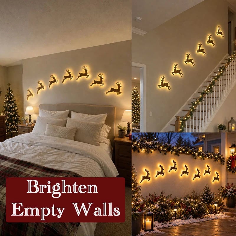 Christmas LED Silhouette Lights – 7-Piece Set