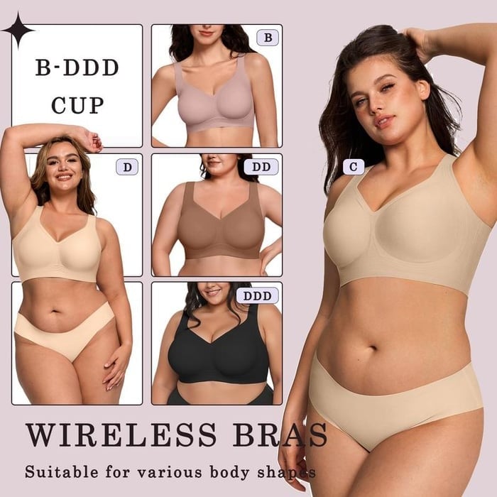 🏆HOT SALE 49% OFF -Super firming bra | Women Wirefree Bras 👍No more sagging breasts